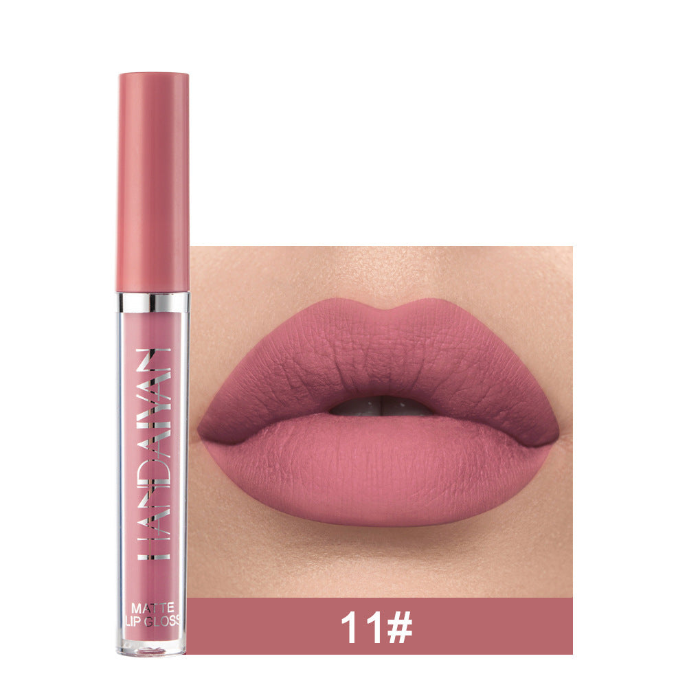 Lip Mud Lazy Lipstick Lip Glaze Authentic Matte Lip Gloss Not Easy To Dip Cup