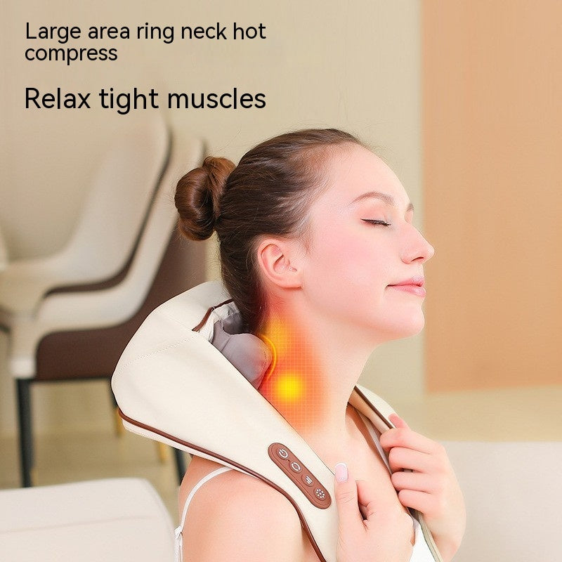 Home Kneading Hot Compress Shoulder And Neck Massager