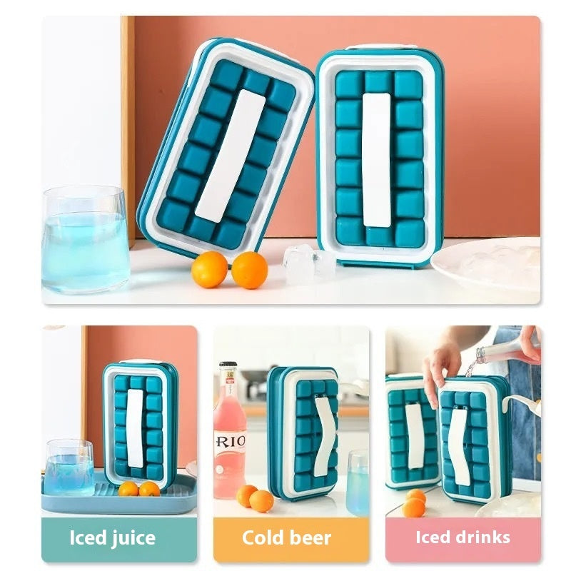 Ice Cube Mold Pot-shaped Ice Maker Storage Box Refrigerator    $25.59