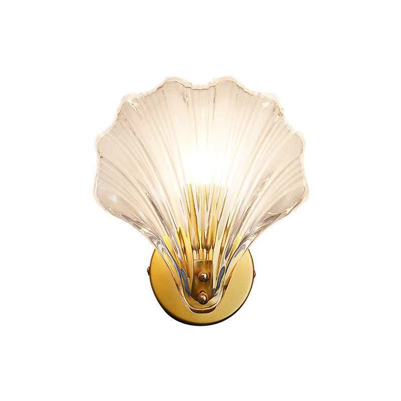 Simple Shell Glass Master Bedroom Italian Room Bedside Living Room Aisle Stair Background Wall Lamp