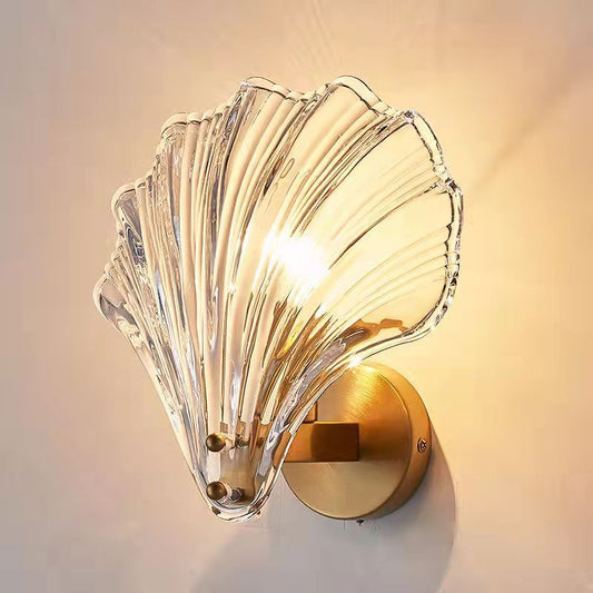 Simple Shell Glass Master Bedroom Italian Room Bedside Living Room Aisle Stair Background Wall Lamp