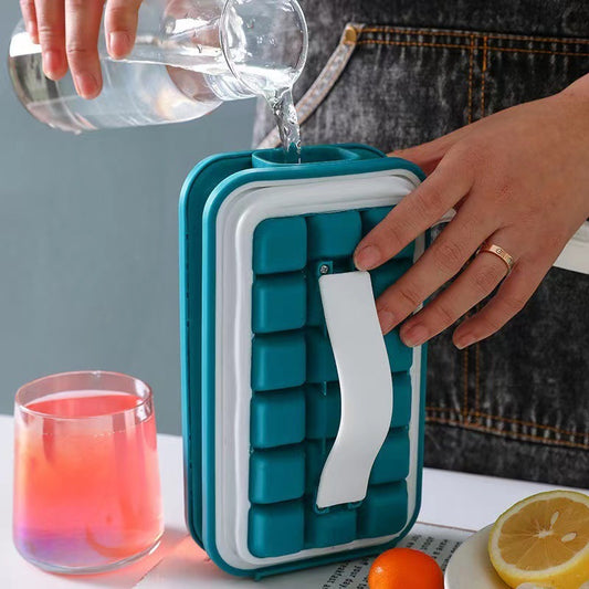 Ice Cube Mold Pot-shaped Ice Maker Storage Box Refrigerator    $25.59